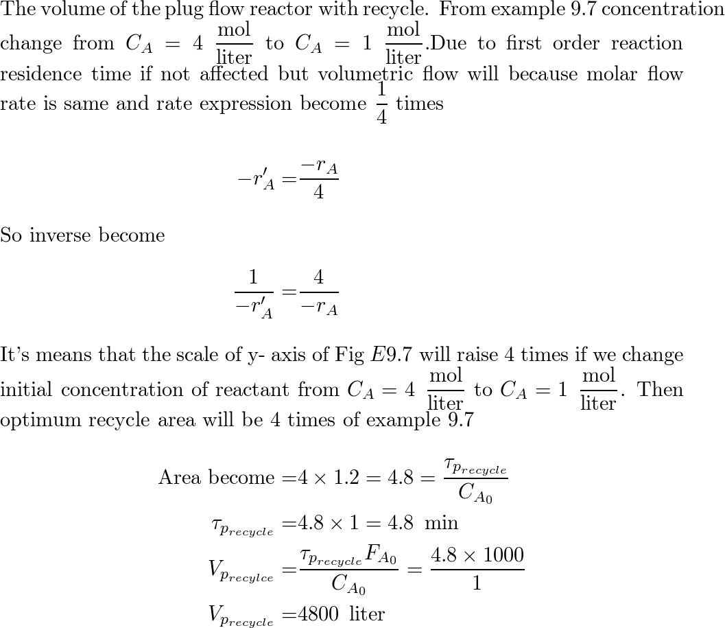 Chemical Reaction Engineering - 9780471254249 - Exercise 8 | Quizlet