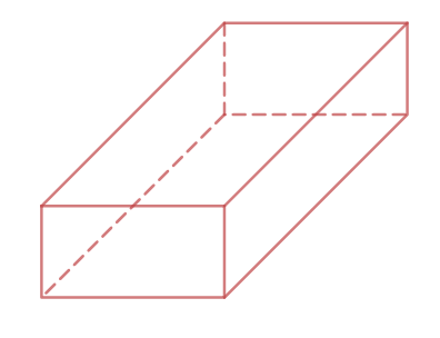 how to draw a rectangular prism step by step