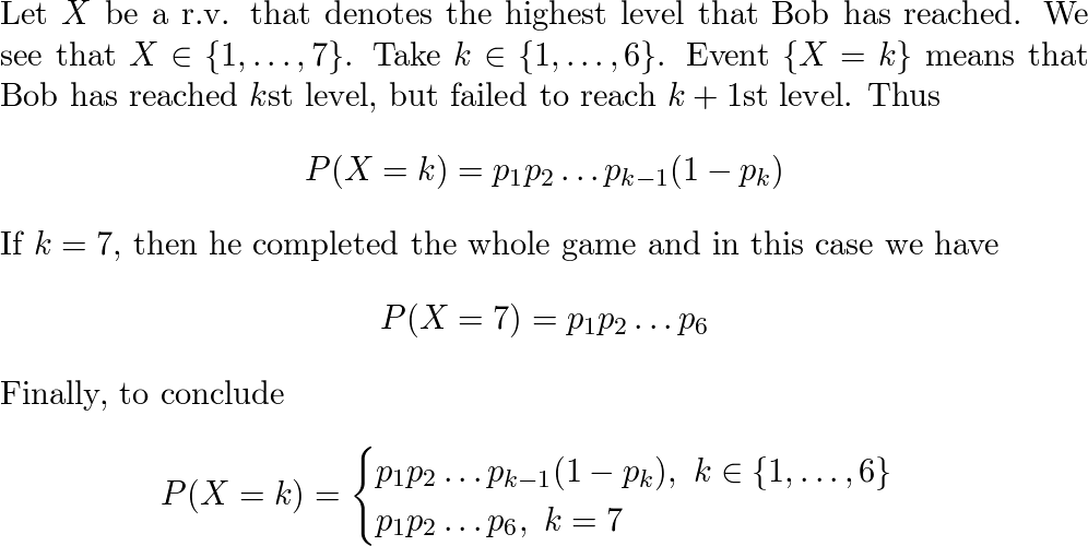 Pk Ke Xx Video - Bob is playing a video game that has 7 levels. He starts at | Quizlet
