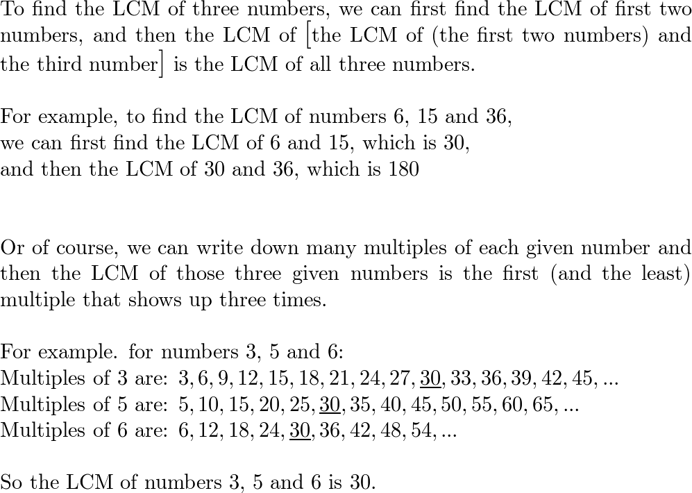 LCM of 15, 25 and 30 - How to Find LCM of 15, 25, 30?