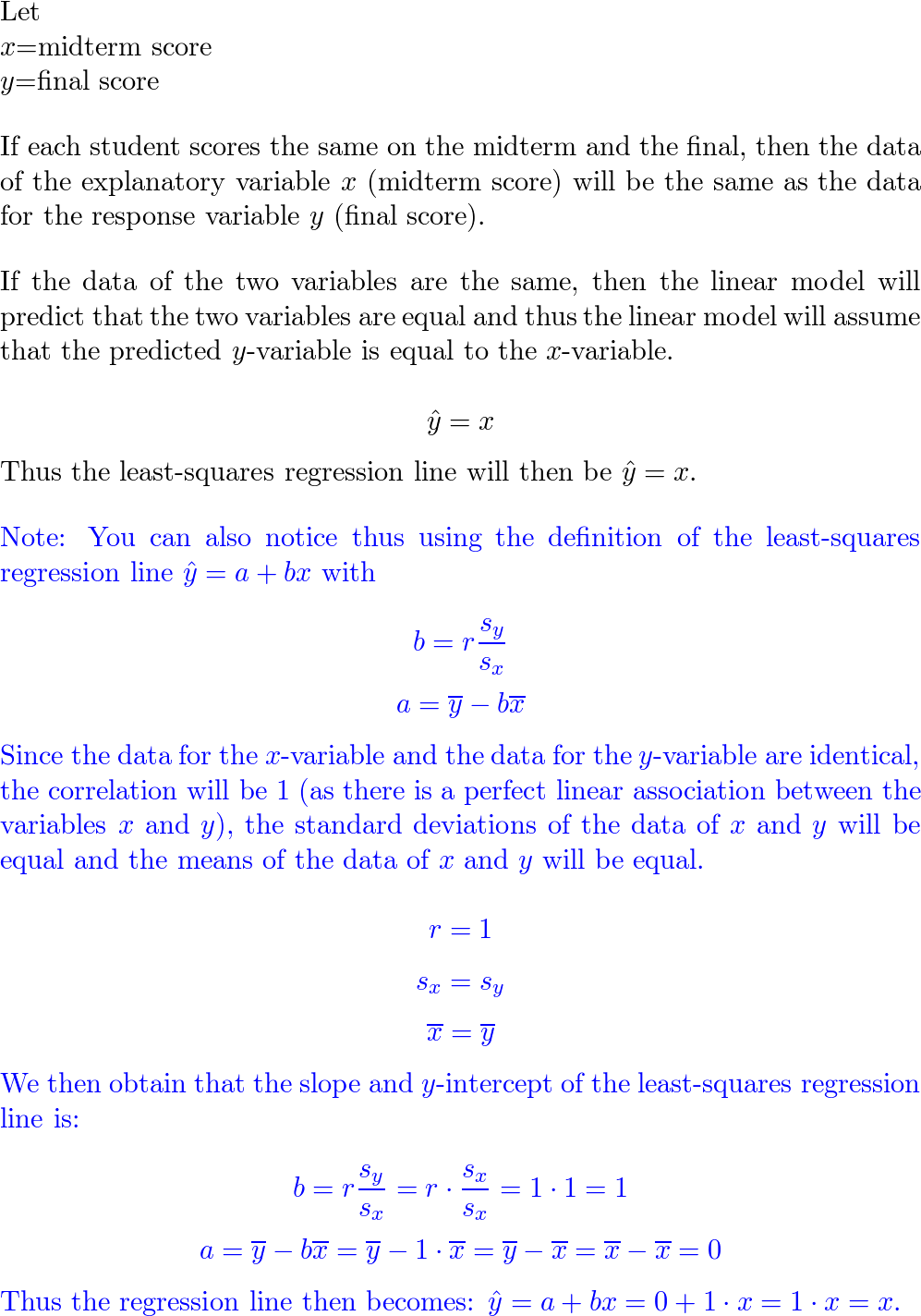 The Practice of Statistics for the AP Exam Exercise 65a, Ch 3, Pg 197