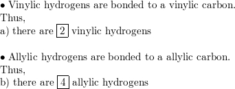 How many hydrogens does cyclopentene have? b. How | Quizlet