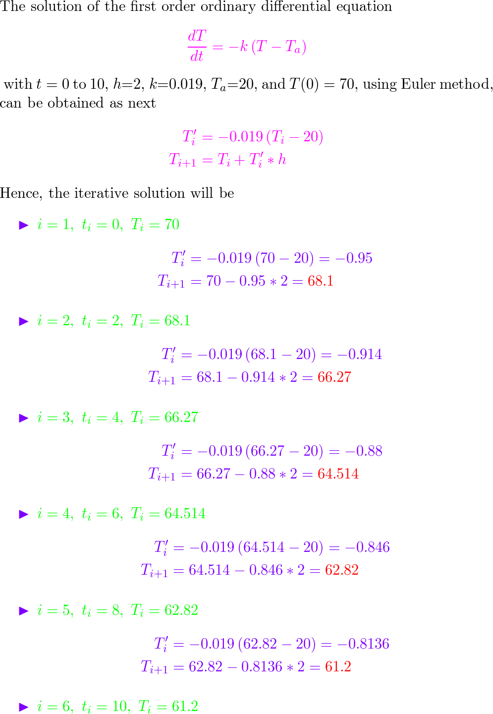 Applied Numerical Methods - 9780077418359 - Exercise 17 | Quizlet