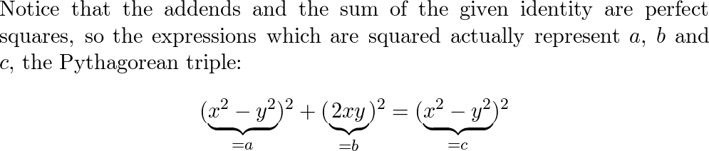 A Pythagorean Triple Is A Set Of Three Positive Integers A Quizlet