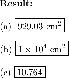 One square hotsell foot in cm