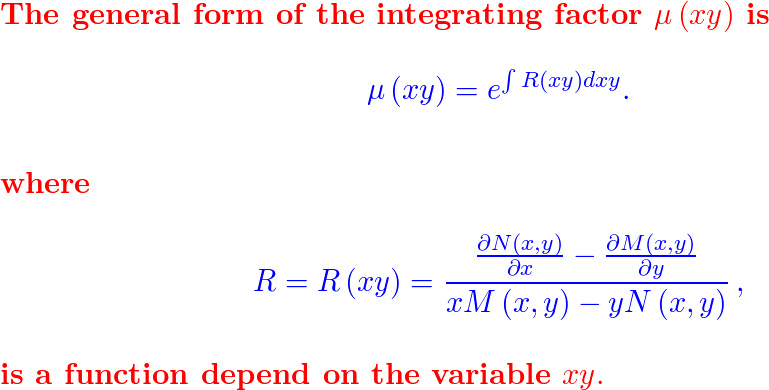 Show that if (Nx−My)/(xM−yN)=R, where R depends on the quant