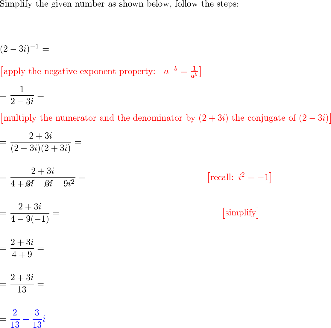 Evaluate The Quotient, And Write The Result In The Form A + | Quizlet