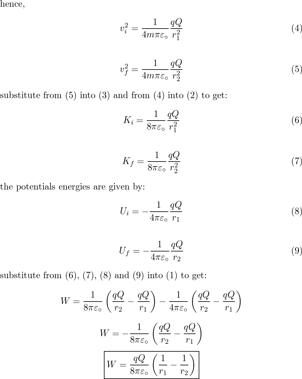 A particle of positive charge Q is fixed at point P. A secon | Quizlet