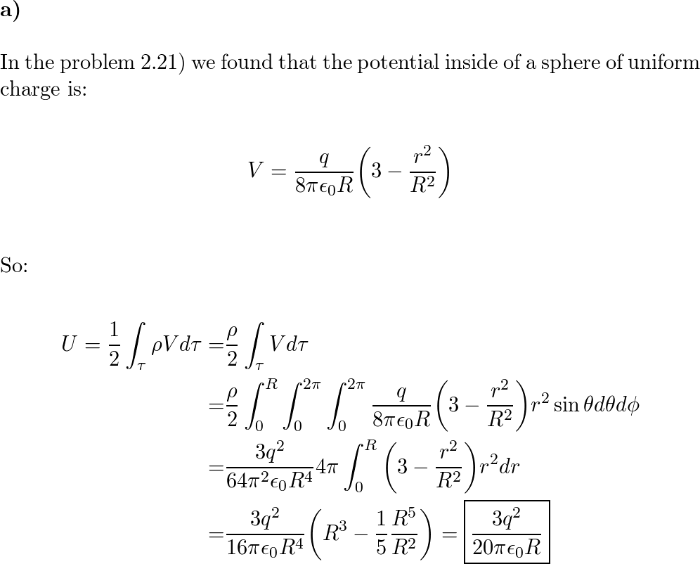 Introduction To Electrodynamics - 9780321856562 - Exercise 34a | Quizlet