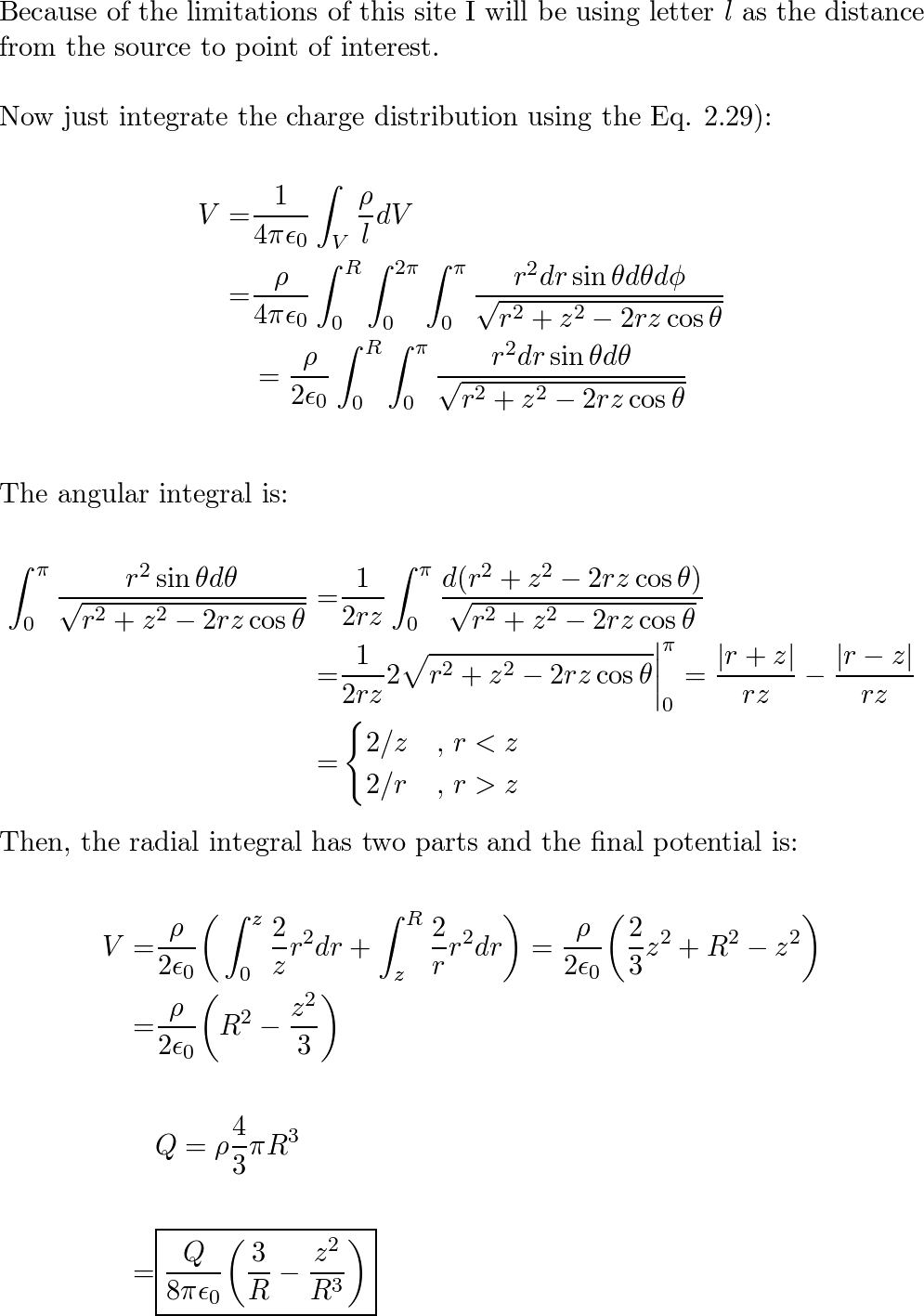 Introduction to Electrodynamics - 9780321856562 - Exercise 28 | Quizlet