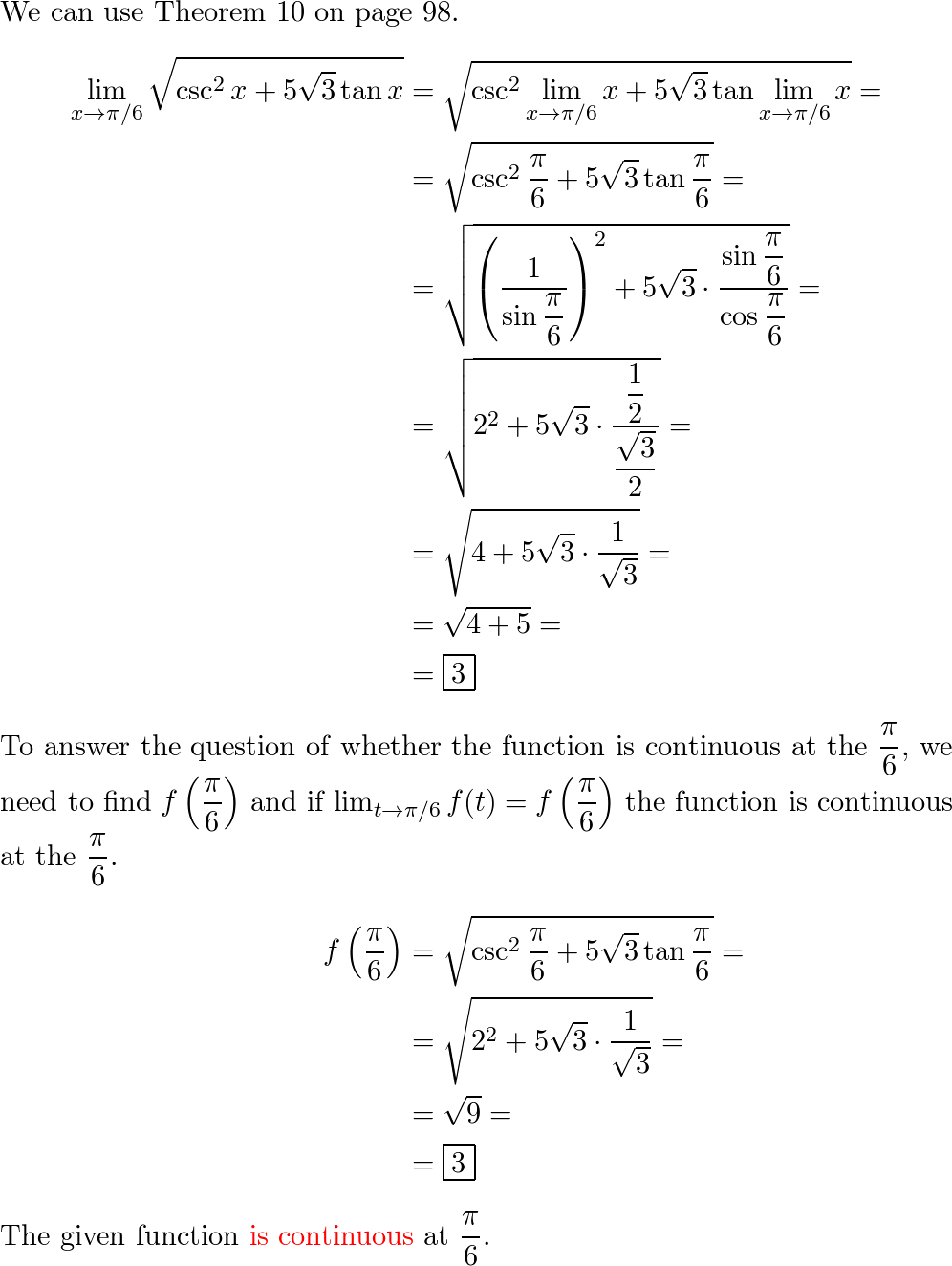 Thomas' Calculus - 9780321878960 - Exercise 36 