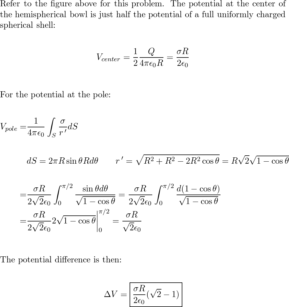 Introduction To Electrodynamics - 9780321856562 - Exercise 48 | Quizlet