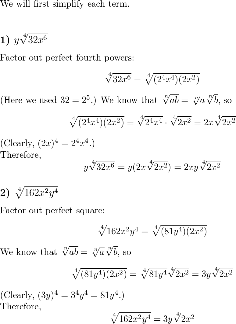 Larson Algebra 2 Common Core - 9780547647159 - Exercise 65 | Quizlet