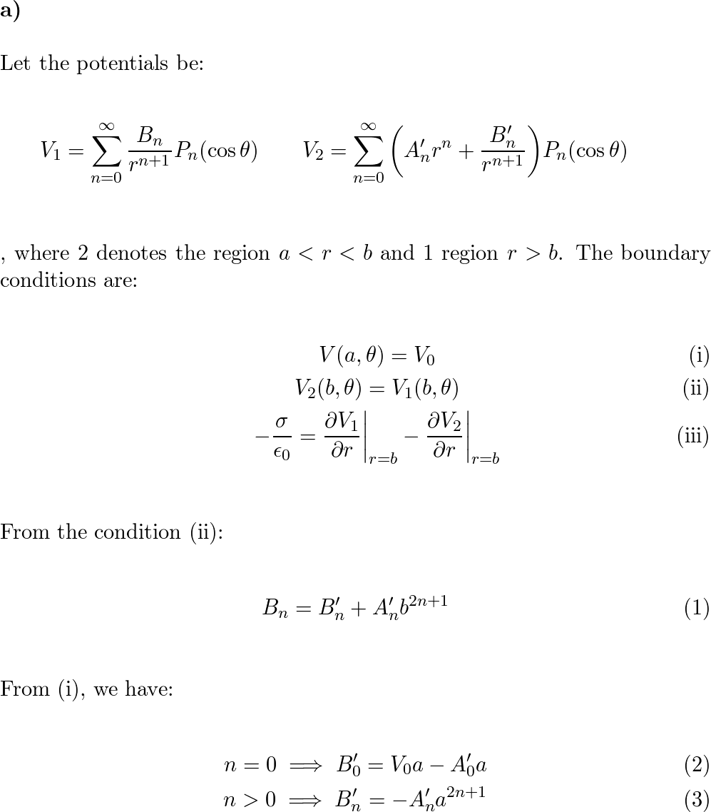 Introduction to Electrodynamics - 9780321856562 - Exercise 43a | Quizlet