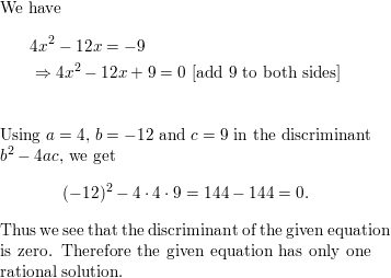 how to find the discriminant