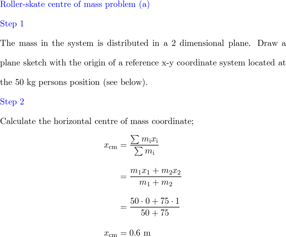 Two people 50 mathrm kg and 75 mathrm kg holding h Quizlet