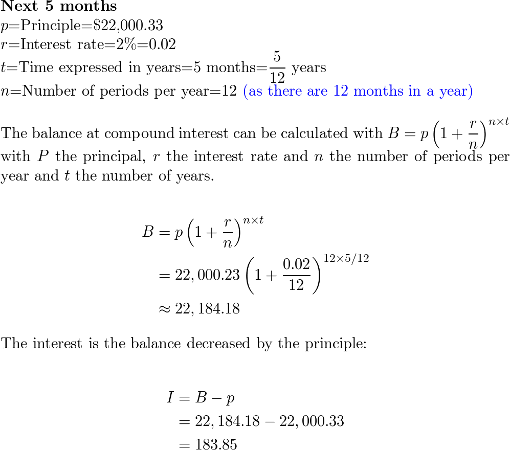 Financial Algebra - 9780538449670 - Exercise 8c | Quizlet