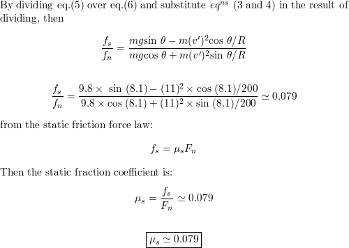 Solved W Determine the rated speed of a highway curve of