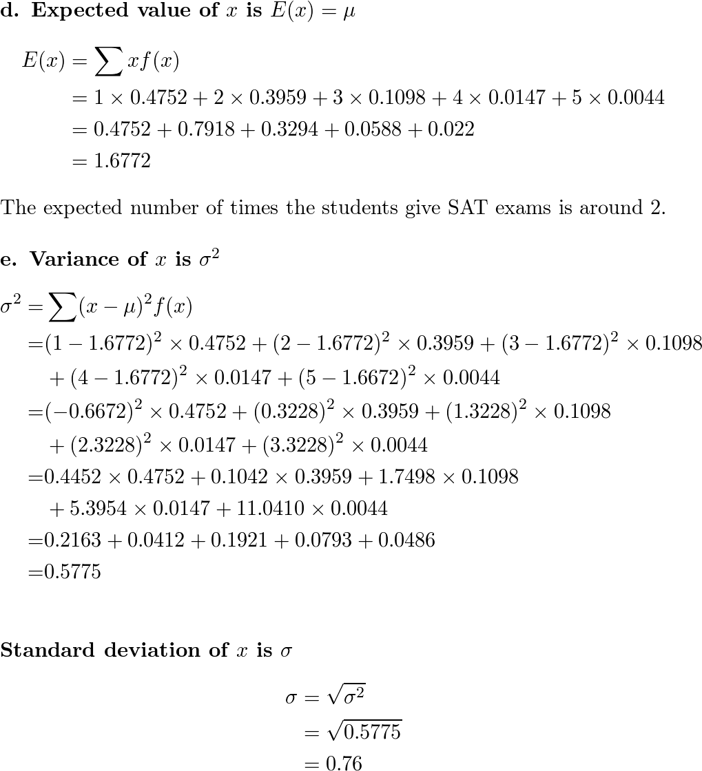 ANSWERED] Data on Scholastic Aptitude Test SAT scores are p - Statistics  - Kunduz