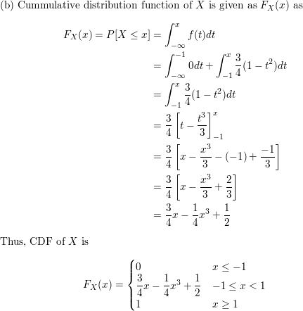 Let X Be A Random Variable With Probability Density Function F X Left Begin Array L L C Left 1 X 2 Right