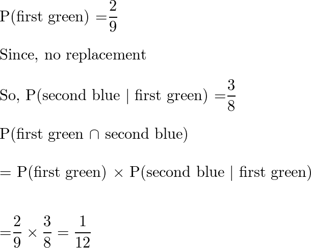 Solved Experiment: A bag contains 4 colored balls (a blue, a