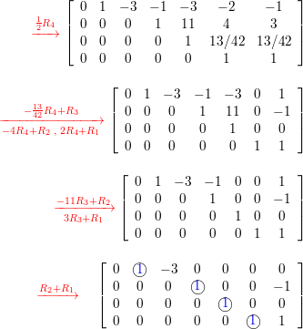 Carry each of the following matrices to reduced row echelon Quizlet