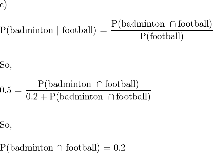 ANSWERED] The probability that a tennis set will go to a tiebreak - Math  - Kunduz