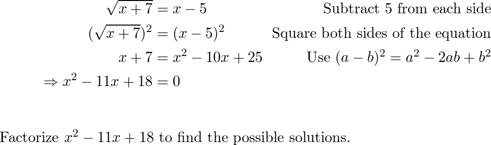 Algebra 2 - 9780133500431 - Exercise 32 | Quizlet