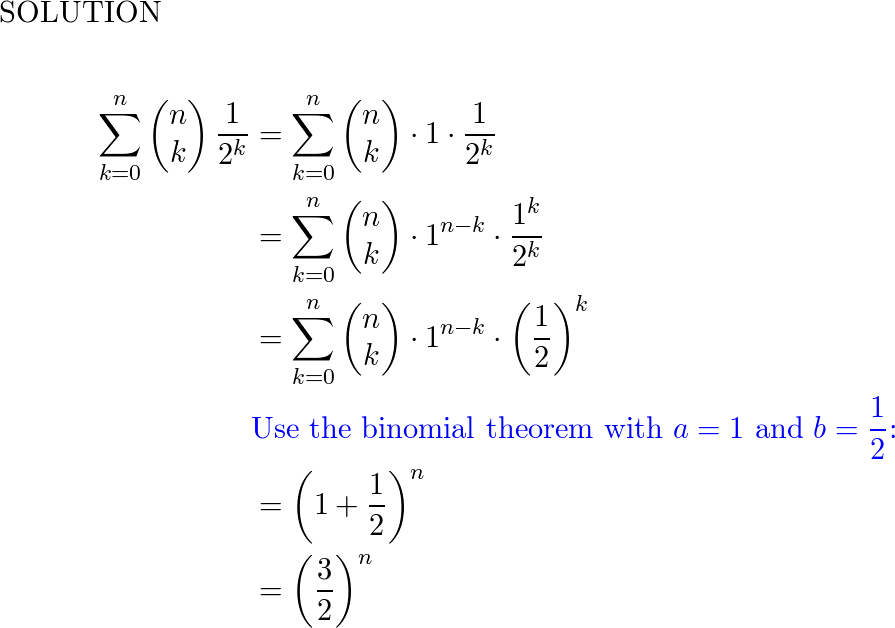 Express each of the sums in closed form without using a sum Quizlet