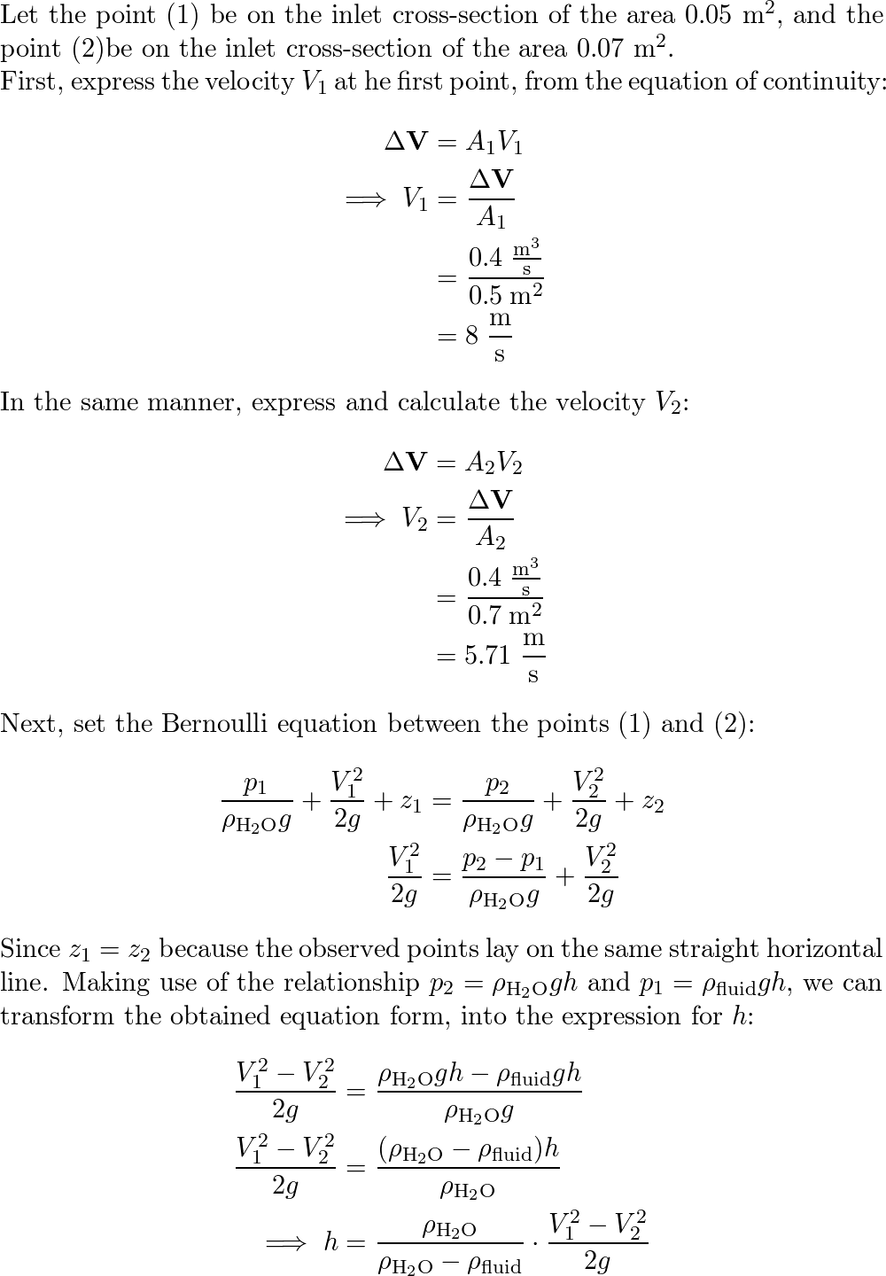 Fundamentals of Fluid Mechanics - 9780470262849 - Exercise 63 | Quizlet