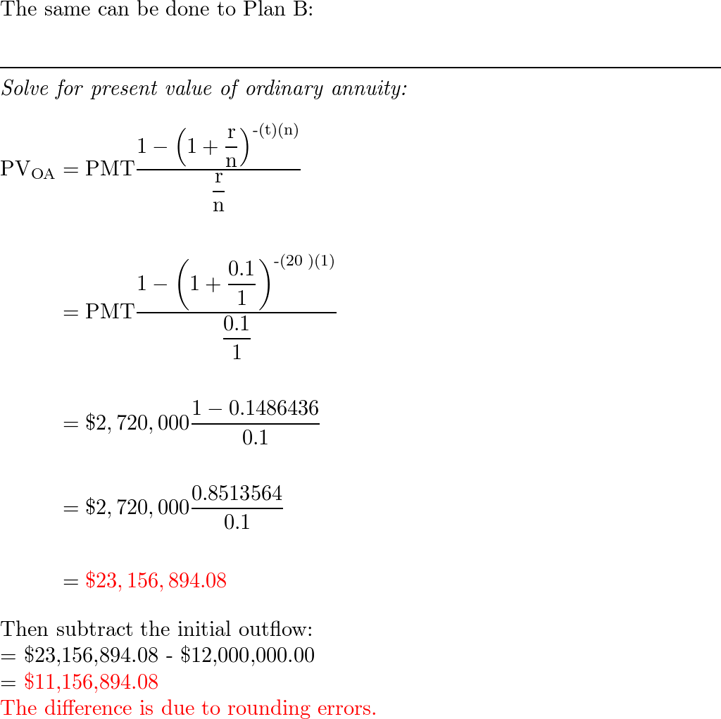 A Company Is Considering Two Mutually Exclusive Expansion Pl | Quizlet