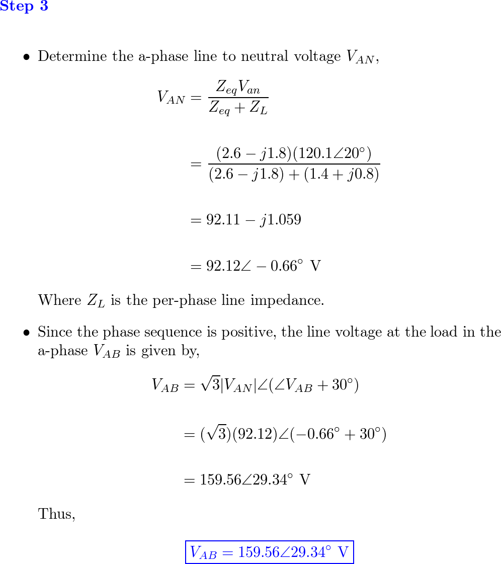 In A Balanced Three-phase System, The Source Is A Balanced Y | Quizlet