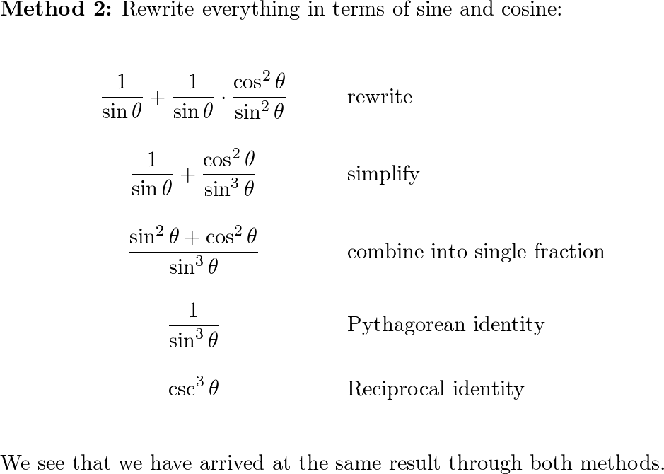 Describe two different ways to simplify the expression shown | Quizlet