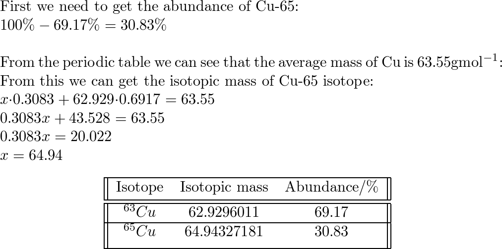 General Chemistry - 9781891389603 - Exercise 51 | Quizlet