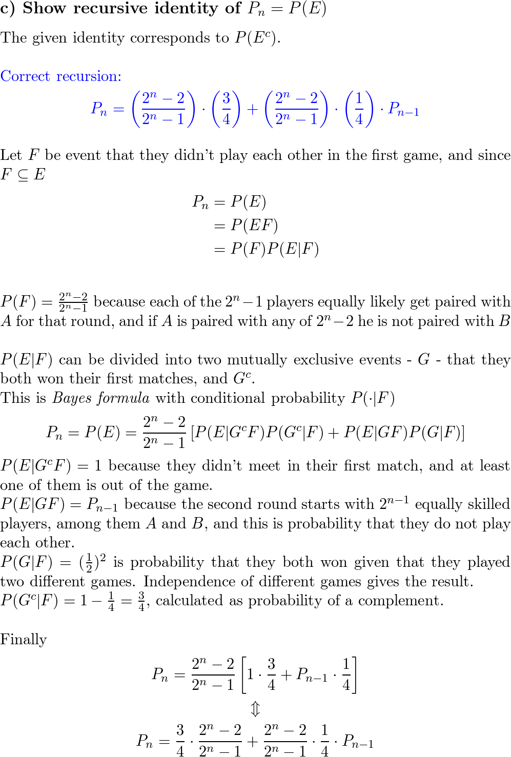 A First Course in Probability 9780321794772 Exercise 80 Quizlet