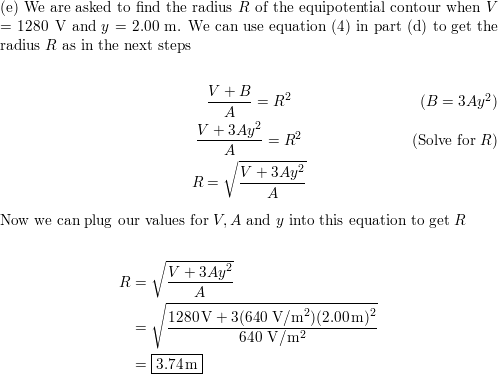 The Electric Potential V In A Region Of Space Is Given By V X Y Z A Left X 2 3 Y 2 Z 2 Right Where A Is A Constant A Derive An Expression For The Electric Field Math Vec E Math At Any