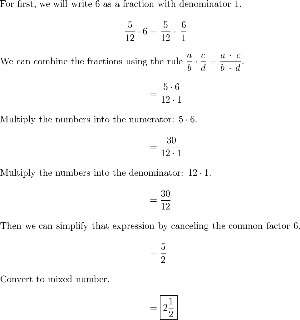 find-the-product-frac-5-12-times-6-quizlet