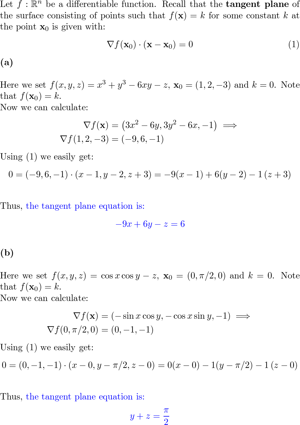 Vector Calculus - 9781429215084 - Exercise 9 | Quizlet