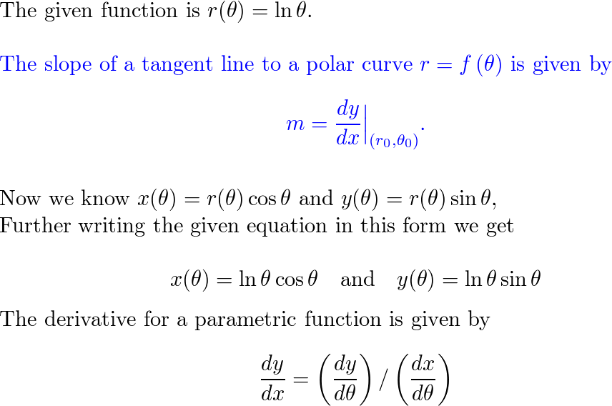 find-the-slope-of-the-tangent-line-to-the-given-polar-curve-quizlet