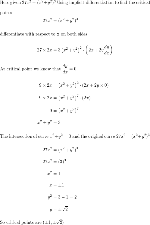 Find store critical points