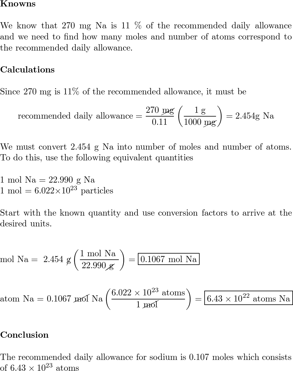 Chemistry - 9781947172623 - Exercise 28 | Quizlet