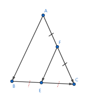 Let A, B, and C denote the three vertices of a triangle. (a) | Quizlet