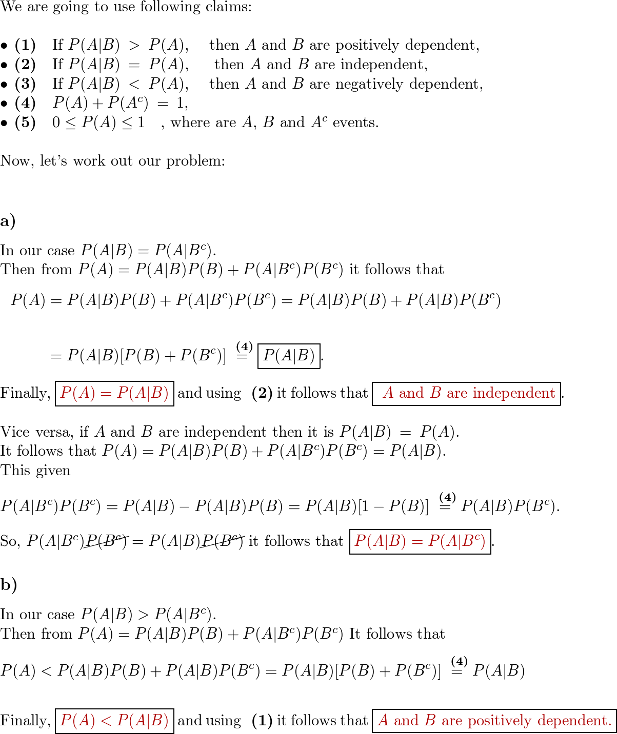 Use the formula P A P A mid B P B P left A mid B c rig Quizlet