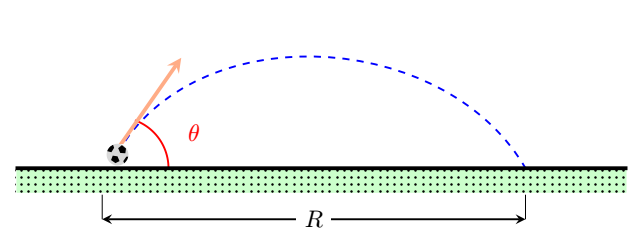 A soccer player kicks a ball with an initial speed of 14 m/s | Quizlet