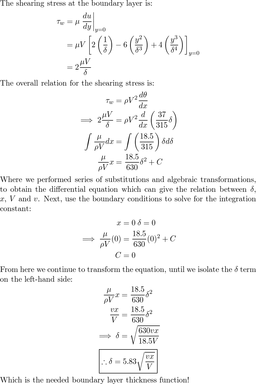 a-laminar-boundary-laver-velocity-profile-is-approximated-by-quizlet