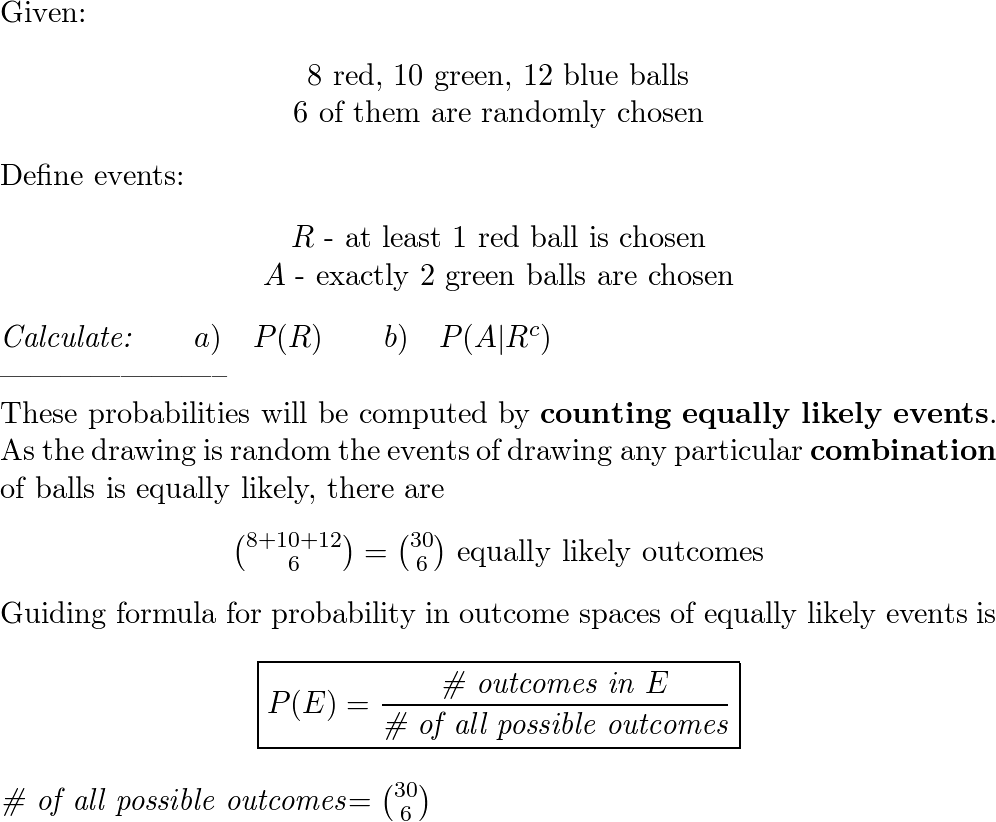 Six balls are to be randomly chosen from an urn containing 8 | Quizlet