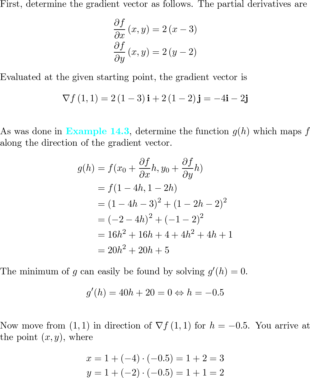 Solved Steepest Descent Algorithm (1) 1. [20] Given a