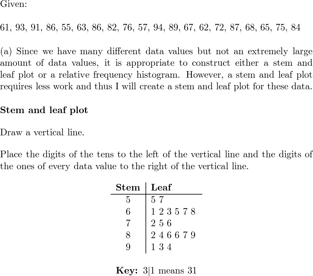 the-test-scores-on-a-100-point-test-were-recorded-for-20-stu-quizlet