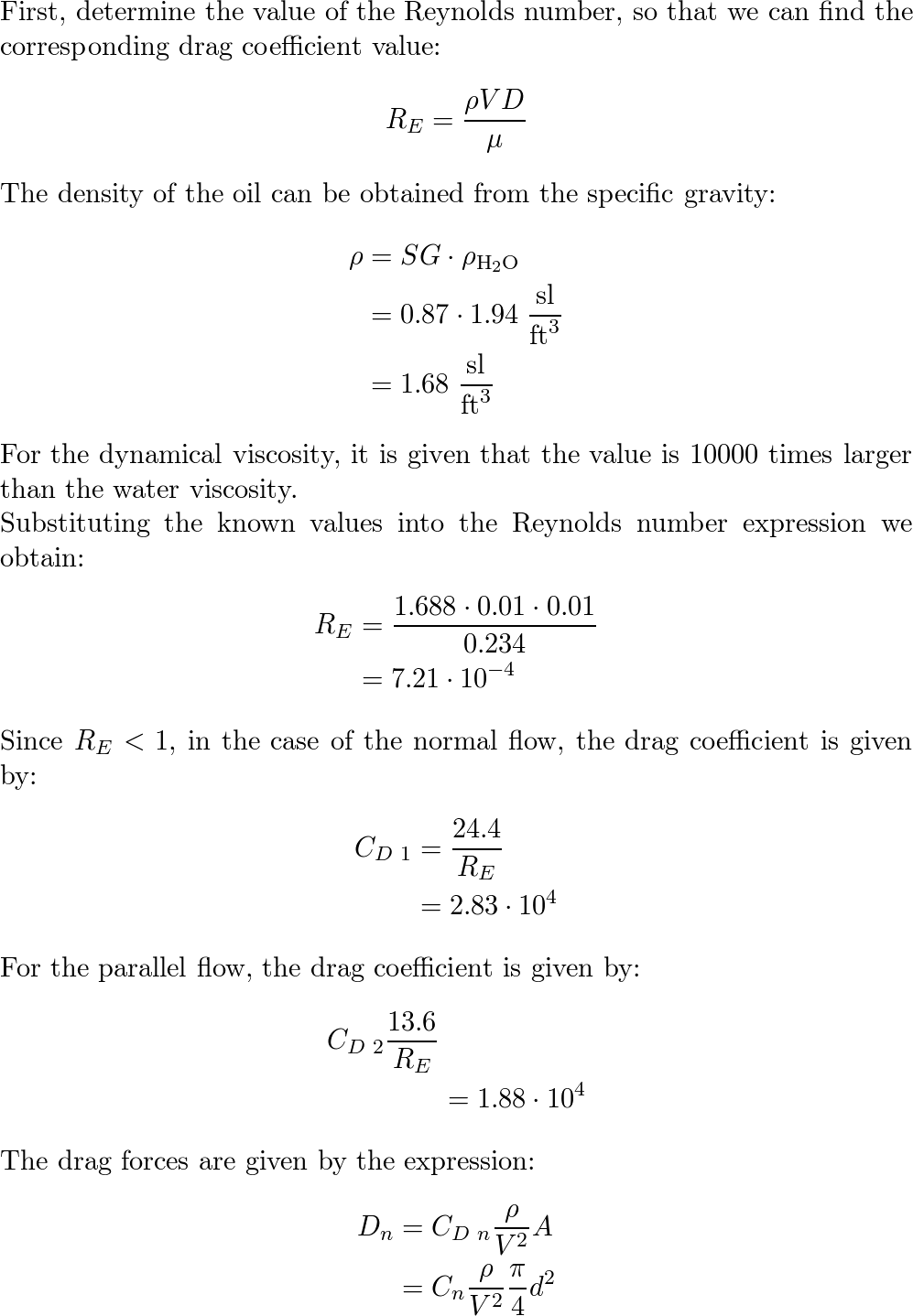 Determine the drag on a small circular disk of 0.01-ft diame | Quizlet