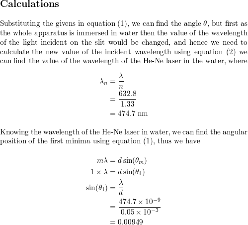 he ne laser light wavelength